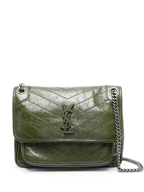 ysl niki medium green|yves saint laurent niki medium.